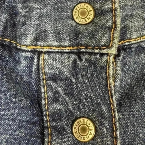 Vintage women’s GAP size 6 long denim snap front
 skirt - Picture 5 of 7